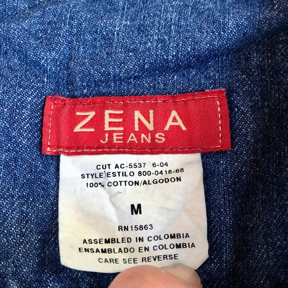 Vintage 90s Zena Jeans Denim Jacket - Picture 4 of 5